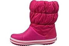 crocs Winter Puff Snow Boot, Candy Pink, 12 M US Little Kid