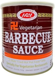 Vegetarian Satay BBQ Sauce - Authentic Taiwanese Shacha Sauce for Stir Fry, Hotpot Soup, Dipping & More! | Plant-Based and Flavorful - Product of Taiwan (素食沙茶酱) - 26 Ounce Tin