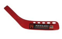 Mylec Hockey Stick Blade, Replacement Street Hockey Blade, Lightweight & Durable, High-Impact Fiberglass, Air-Flo Design, with 2 Screws, Secure Fit, for Most Wood Hockey Shaft (Right Handed, Red)…