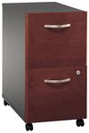 Bush Business Furniture Series C 2 Drawer Mobile File Cabinet in Hansen Cherry