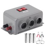 12 Volt car Heater, 800w 12v Heater 12V Compact Car Heater 3 Hole 600W‑800W Winter Fast Heating Warmer Frost Removing Low Noise Small 12v car Heater