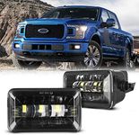 LED Fog Lights for Ford F150, AAIWA 2PCS 4 Inch LED Fog Light Assembly Kit Waterproof 36W LED Bumper Lamps for 2015-2018 Ford F150
