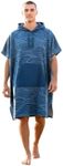 Malo’o Nalu Surf Poncho Changing Robe with Hood, Soft Absorbent Towel Poncho for Kids & Adults, Beach, Surf, Swim & Pool Changing Towel