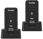 ChunHee Wireless Intercom System for Home/Office, Room to Room Intercom Communication for Elderly, Two-Way Talk Security System 3000ft/1000m, 2500mAh, 16 Channel, 2W, 4 Volume