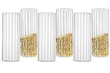 6pc Set Thin Highball Drinking Glas