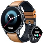 Smartwatch for Men Android Fitness Watch: 1.43" AMOLED Smart Watches for Men with Bluetooth Call Answer IP68 Waterproof Activity Tracker 120+ Sports Modes Sleep Heart Rate Monitor Watch for iOS Phones