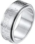 Epinki Mens Anxiety Rings, Mens Pra