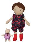 Manhattan Toy Playdate Friends Freddie Machine Washable and Dryer Safe 35.56cm Doll with Companion Stuffed Animal