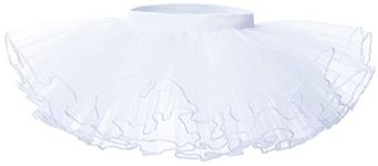 Bezioner Girls' Tutu Skirt 4 Layer Tulle Ballet Dance Dress Up 1-9 Years