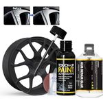 XTryfun Matte Black Rim Touch Up Paint, Rim Repair Kit Curb Rash, Wheel Touch Up Paint for Quickly Fix Rim Scratches, Chips, Curb Rashes and Surface Damage