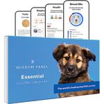 Wisdom Panel Essential: Most Accurate Dog DNA Test Kit for Breed ID and Ancestry | 25+ Genetic Health Conditions | Traits | Relatives,white,75 g (Pack of 1)