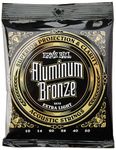 Ernie Ball Extra Light Aluminum Bronze Acoustic Guitar Strings - 10-50 Gauge