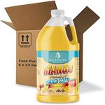 Antibacterial Hand Soap - Mango Foaming Hand Wash - 1/2 Gallon (64 oz.) Bulk. Refill Jug. Mango Scented. Non-toxic. Made in the USA.… (Mango, (6) Half-Gallon (384 oz))