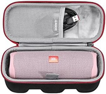 RLSOCO Carrying Case for JBL Flip Essential 2/Tuner 2 & JBL FLIP 6/FLIP 5/FLIP 4/FLIP 3 Bluetooth Portable Speaker (Black)