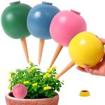 Lovely Ran 4pcs 4.1in Self Watering Plant Watering Globe Drip Irrigation Stakes Watering Irrigation Water System Self Watering System Terracotta Watering Spikes Terra Cotta Clay Irrigation Globes