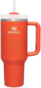 Stanley Quencher H2.0 FlowState Stainless Steel Vacuum Insulated Tumbler with Lid and Straw for Water, Iced Tea or Coffee, Smoothie and More, Tigerlily, 40 oz