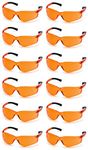 Pyramex Ztek Safety Glasses Orange Lens S2540S (12 Pair Pack)