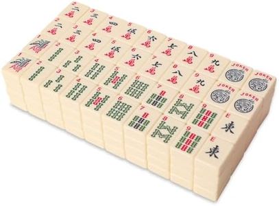 GUSTARIA American Mahjong Set,Mah jongg Tiles Set with 166 Premium 1.2” Ivory Tiles(Tiles Only Set)