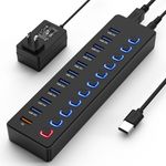 USB hub，Powered USB hub, 11-Port hu