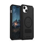 Rokform - iPhone 15 Plus Case, Rugged Series, Magnetic 15 Plus Cover with RokLock Twist Lock, Drop Tested Armor (Black)