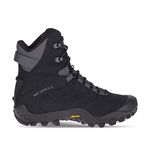 Merrell Men's Cham 8 Thermo Tall Wp Winter Boot, Black/Rock, 9.5 M US