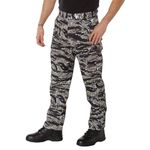 Rothco Color Camo Tactical BDU Pants - Rugged Outdoor Hiking Cargos Uniform Pant (US, Alpha, XX-Large, Regular, Regular, Urban Tiger Stripe Camo)