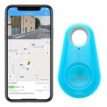 ReFind Smart Tracker for Android and iPhone. Mini GPS Tag Bluetooth 5.0 Key Finder. Samsung Alternative for Keys, Pets, Wallets and Luggage (Blue)