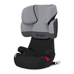 Cybex Silver Solution X-Fix Child's Car Seat, High Back Booster, with Reclining Headrest, For Cars with and without ISOFIX, Group 2/3 (15-36 kg), From approx. 3 to 12 Years, Cobblestone