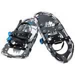 Franklin Sports Snowshoes for Men and Women - Lightweight Aluminum Snowshoes for Adults - Easy to Use Adjustable Snowshoes - Carry Bag Included - 25"