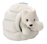 Wild Republic Polar Bear Plush Stuffed Animal Toy, Gifts for Kids Igloo, 6 Inches