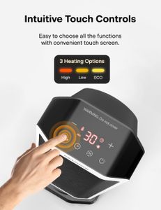 PELONIS 2-in-1 Electric Space Heater – Portable Fan & Heater