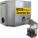 Stromberg Carlson Gen Secure Generator Box - Storage for Your Items - Anti-Theft, Propane Ventilation, and Trailer Ready - Bolts to CC-255 Tray - A-Frame 4” Square Bumper Adapters Coming in 2024