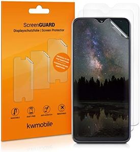 kwmobile Protector Compatible con Samsung Galaxy A20e Protector de Pantalla - 3X película Transparente Protectora de Pantalla antiarañazos