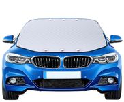 Karvipark Car Windscreen Cover, SUV Magnetic Windshield Car Cover, Snow Ice Frost UV Protective Front Window Cover, Sun Shade Snow Cover with Dust Water Resistent, Perfect for Cars SUVs and Trucks