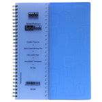 Solo B5 Premium Notebook with Spiral Wiro Binding & 160 Pages, Perfect Grid Ruling Book for Office, College and School & Writing book for Meetings & Appointments (Blue)