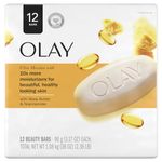 Olay Moisture Outlast Ultra Moisture Shea Butter Beauty Bar with Vitamin B3 Complex, 3.17 oz, 12 count