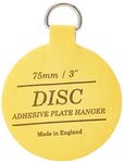 Disc 14226 75mm Adhesive Plate Hanger, Yellow