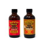 Jamaican Mango and Lime Black Castor Oil Twin Pack - 1 x Original Black Castor Oil 118 ml and 1 x Argan Black Castor Oil 118 ml (Pack of 1)