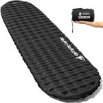 OneTigris Ultralight Sleeping Pad, R Value 3.5 Insulated Backpacking Sleeping Pad, Inflatable Camping Pad for Hiking Backpacking Camping, Lightweight Compact Air Mattress