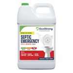 Septic Tank Shock Treatment | Bio Enzyme Septic Safe | Clears Leach & Drain Fields, Dissolves Organic Solids, Grease, Hair - Drain Deodorizer(1 Gallon)
