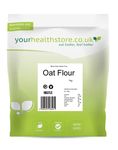 yourhealthstore Premium Whole Grain Gluten Free Oat Flour 1kg Made from British Oats