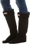 Hunter half cardigan boot socks Bla