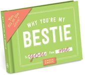 Knock Knock Why You're My Bestie Book Fill in the Love Fill-in-the-Blank Book Gift Journal, 4.5 x 3.25-Inches