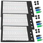 AZDelivery 3 x SYB-1660 Solderless breadboard protoboard | 4 Bus test circuit breadboard kit | Tie-point 1660 ZY-204 | With 4 power lanes