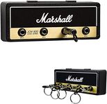 Key Holder Wall Mounted Guitar Amplifier Key Hook for Music Lovers Marshall JCM800 Keyring Including 4 Pieces Key Ring