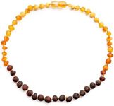 Baltic Proud Amber Necklace for Women and Men (Authentic, Certified) - 18 inches, Rainbow Raw (Unpolished) - Unisex Amber Jewelry for Adults - Amber Bead Necklace