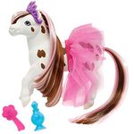 Breyer Color Changing Bath Toy, Blossum The Ballerina Horse, Brown/ White with Surprise Pink Markings, 7" X 7.5"