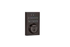 Kwikset 99130-009 913 SmartCode Contemporary Electronic Deadbolt Featuring SmartKey in Venetian Bronze