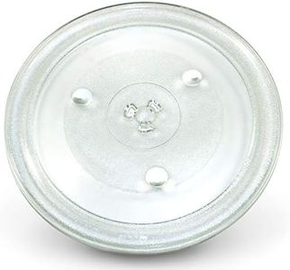 HQRP 12-3/8 inch Glass Turntable Tray Compatible with Hamilton Beach EM031M2ZC-X1 EM031M2ZC-X2 EM031M2ZC-X3 EM031M2ZC-X4 P100N30AP-S3B Microwave Oven Cooking Plate 315mm