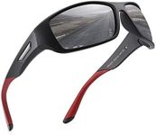 PUKCLAR Polarised Sports Sunglasses for Men Women Running Cycling Fishing Driving Golf TR90 Frame